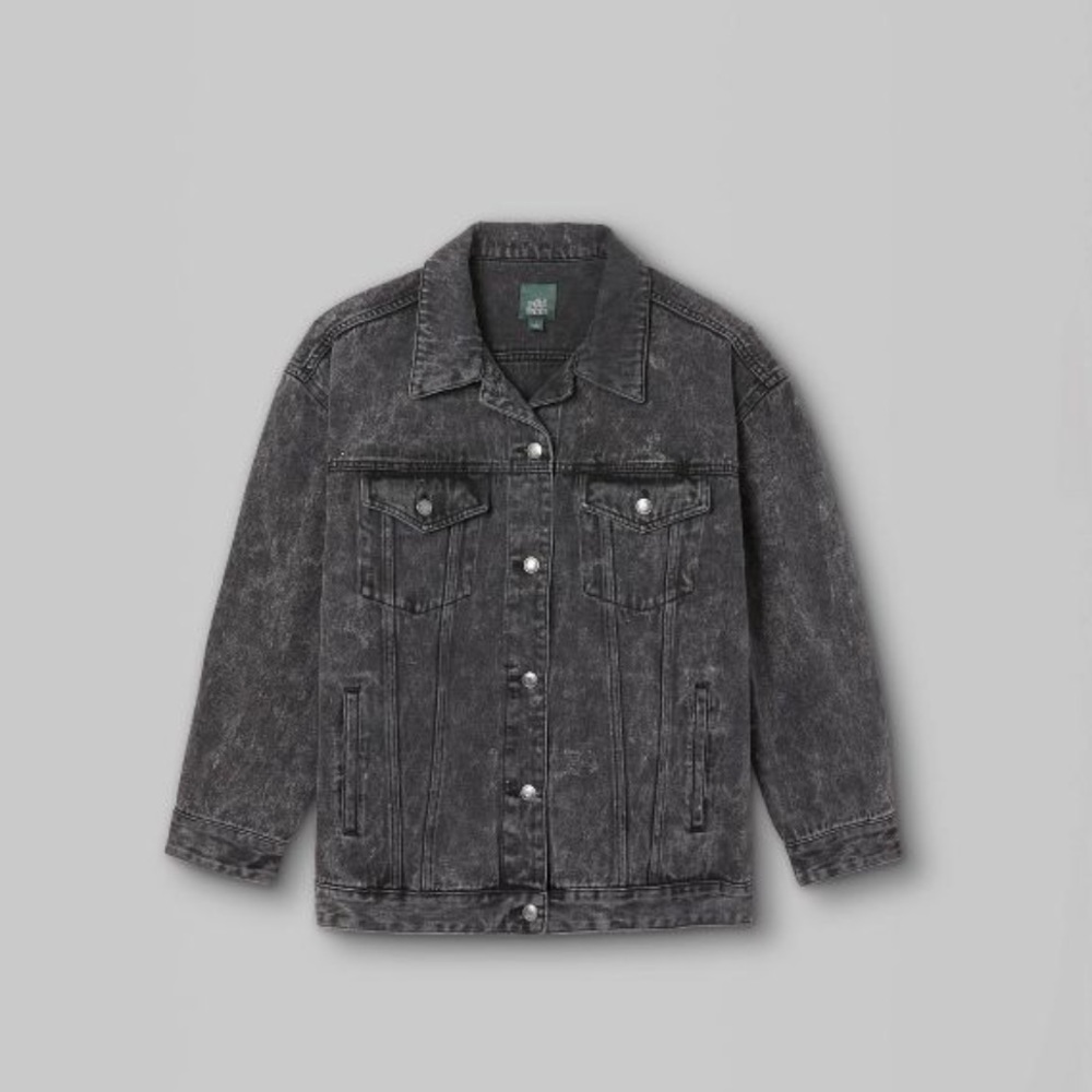 Black jean jacket